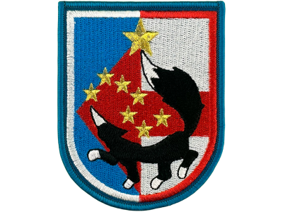 Вышитый шеврон первый особый отряд 5-й ОБрСпН РБ