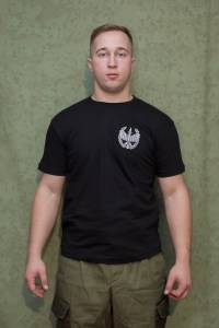 Майка с эмблемой ПВО РБ на груди и надписью "ПВО войска"