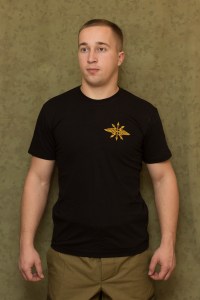 ВОЙСКА СВЯЗИ майка с вышивкой на спине и груди