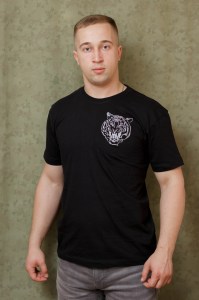 майка черная рота охраны Тигр