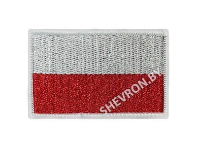 Вышитый шеврон флаг Польши