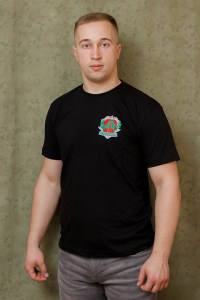 майка с вышивкой на спине пограничная служба