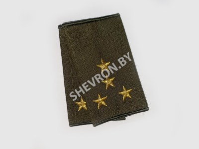 Муфты общевойсковые капитан вышитые оливковые