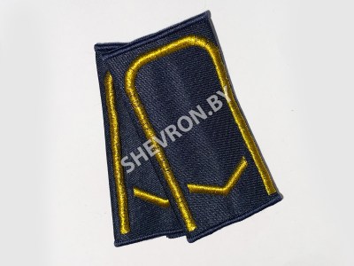 Муфты младшего начальствующего состава БелЖД вышитые