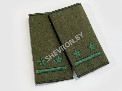 Муфты МВД вышитые олива Лейтенант