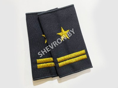 Муфты МВД вышитые чёрные Майор