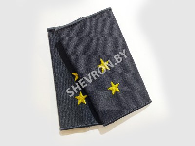 Муфты МВД вышитые чёрные Прапорщик