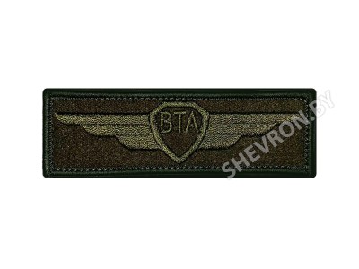 Шеврон полоска Классность ВТА синий кант