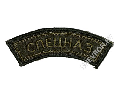 Шеврон Дужка Спецназ олива