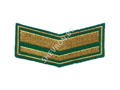 Шеврон Курсовка золото