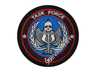 Шеврон  Task force красно-синий